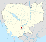 Cambodia Phnom Penh locator map